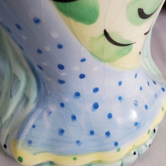 Colourful Ceramic Handled Fish Pitcher HZ - Picture 7 of 7